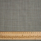Tissu tailleur 100% laine prince-de-galles brun, bleu fond écru