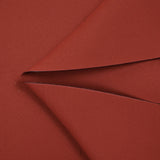 Sergé polyester rouge orangé