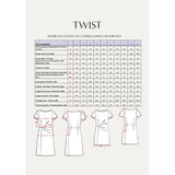 Patron de couture robe drapée TWIST