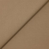 Sergé de coton élasthanne satiné beige