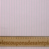 Algodón de estampado rosado rosado, blanco y gris