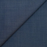 Tissu tailleur en laine mélangée micron fond bleu