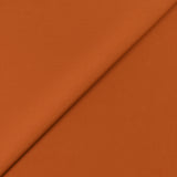 Crêpe de polyester lourd Madeleine orange brûlé