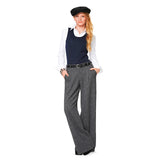 Patron n°6856 : Pantalon avec plis à la taille