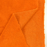 Tissu éponge bambou orange vendu au mètre