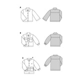 Patron Burda n°5706 : Veste