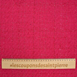 Tweed emma lurex polyester FUCHSIA Foundation