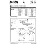 Patron Burda n°6684 : Robe & blouse