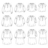 Patron de Couture Femme OKINAWA blouse et robe