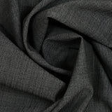 Tissu tailleur en laine mélangée à chevrons gris