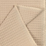 Coton 100% nid d'abeille beige