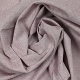 Chambray de algodón rojo oscuro