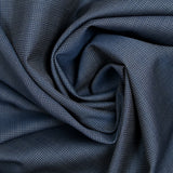 Tissu tailleur en laine mélangée micron fond bleu