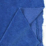 Tissu éponge bambou bleu roi vendu au mètre
