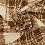 Billy woolen checkered loop brown and broken white tiles