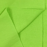 Jersey french terry coton Bio vert pomme