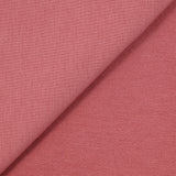 Jersey french terry coton Bio bois de rose