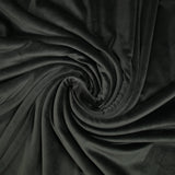 Dark gray soft velvet jersey