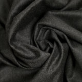 Tissu tailleur en laine mélangée grattée gris anthracite