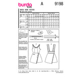 Patron Burda kids n°9198 : Robe