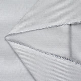 Popeline polycoton tissée-teinte géométrique gris
