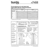 Patron n°7468 : Robe, Bonnet style Moyen-Âge
