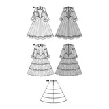 Patron n°2768 : Déguisement Costume historique 1848