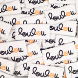 Étiquettes tissées Loulou - x5
