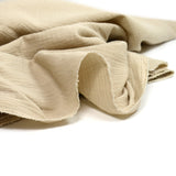 Gasa de color beige doble