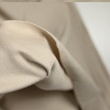 French terry organic cotton jersey light beige