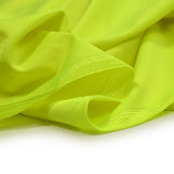 Tissu Maillot de bain jaune fluo