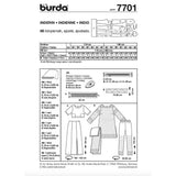 Patron n°7701 : Robe d'Indienne