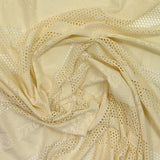 Dentelle résille polyester Emily beige clair