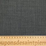 Tissu tailleur en laine mélangée à chevrons gris