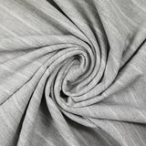 Polycoton rayure texturée ton sur ton fond gris