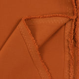 Crêpe de polyester lourd Madeleine orange brûlé