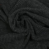 Maille Bianca côtelée noir