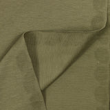 Jersey de algodón orgánico de color verde oliva