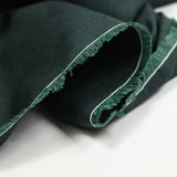 Verde y negro de dos tono picado de algodón