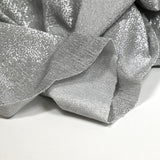 Jersey de poliéster iridiscente gris chino