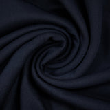 Sergé de polyester bleu marine