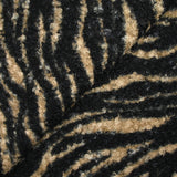 Forro de tigre beige y negro