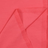 Jersey de algodón orgánico de Corail Pink