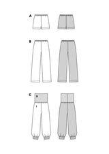 Patron Burda n°5591 : Pantalon
