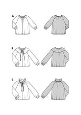 Patron Burda n°5592 : Blouse