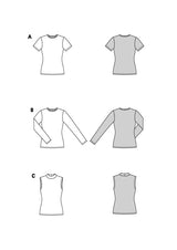 Patron Burda n°5594 : T-shirt