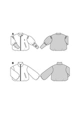 Patron Burda n°5596 : Veste