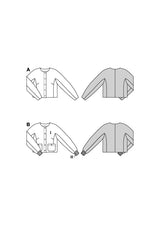 Patron Burda n°5607 : Veste