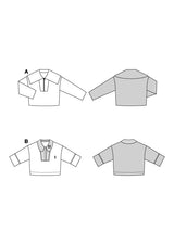 Patron Burda n°5608 : Pull