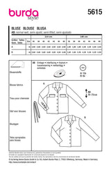 Patron Burda n°5615 : Blouse